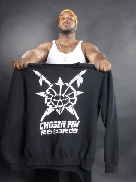 Chosen Few Records merch — lion logo sweatshirt